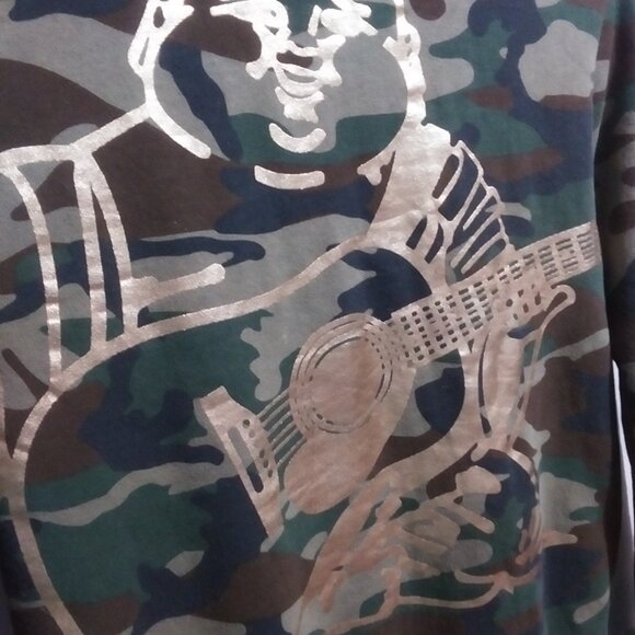 True Religion Budda Camo Zip-up Hoddie Sweatjacket sz small or boy/girl - Picture 3 of 7